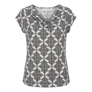 Emaline Women's Geometric Print Blouse - Size Medium